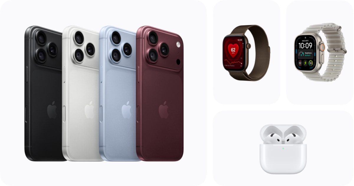 Apple 中国 Newsroom原文配图：准备体验 iPhone 18 Pro、全新 Apple Watch 系列表款和 AirPods 5